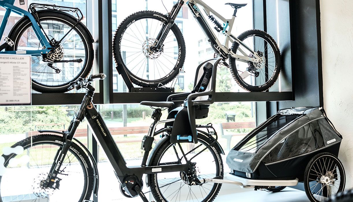 ecyklopedia showroom Warszawa - rowery elektryczne