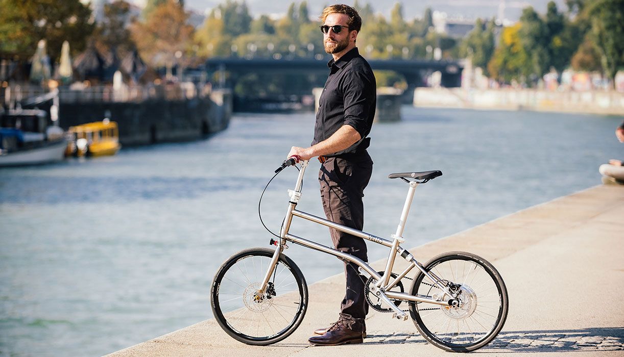 Składane rowery elektryczne sklep warszawa - model VELLO metalic